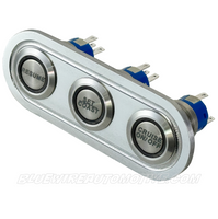 
              DELUXE SILVER SERISE BILLET CRUISE CONTROL SWITCH KIT-BLUE LED
            