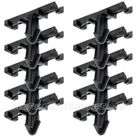 
              10 x DELPHI 56 SERIES PACKARD BLACK WIRE HARNESS LOOM TO BODY MOUNTING CLIP-BWA08911496
            