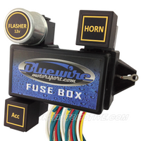 
              UNIVERSAL 12-CIRCUIT FUSE BLOCK SHORT HARNESS+FLASH RELAY+HORN RELAY+ACC RELAY
            