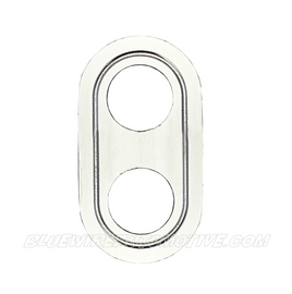 DELUXE SILVER SERIES BILLET BUTTON PANEL-YOU BUILD IT- 2 HOLE-19mm