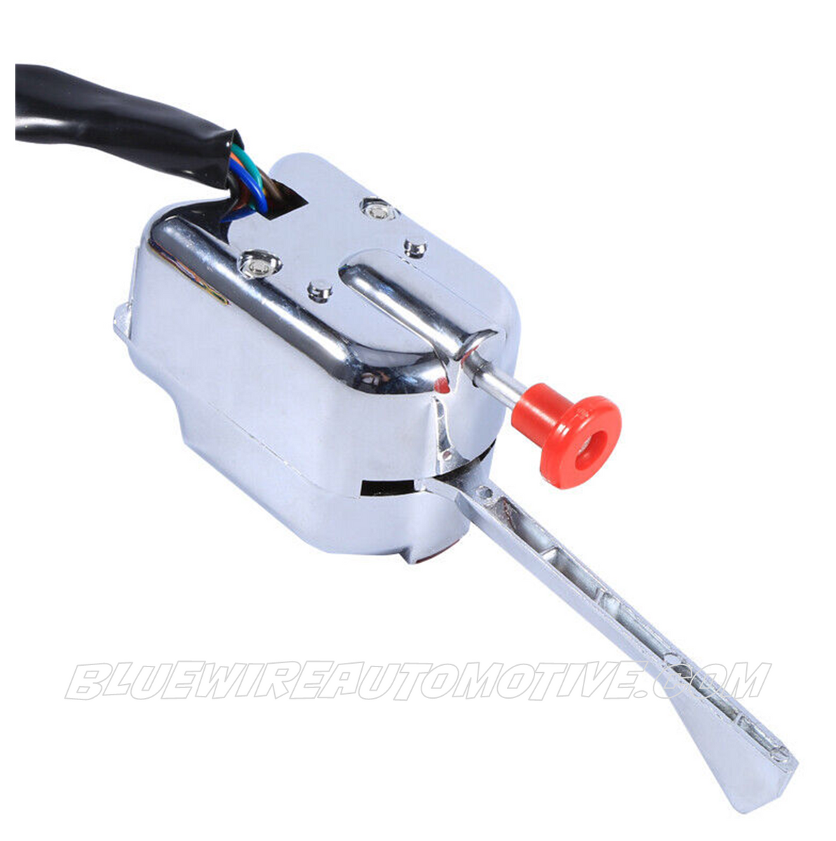 UNIVERSAL CHROME COLUMN MOUNT TURN SIGNAL STALK 12VBWA64920C Bluewire