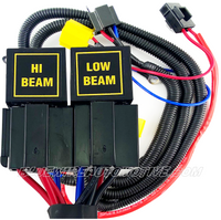 
              HEADLIGHT LOW/HIGH BEAM POWER BOOSTER RELAY WIRING HARNESS KIT-H4/H7-12v-40amp
            