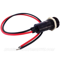 BLACK SERIES PILOT LIGHT SIGNAL-DIFF LOCK-AMBER-14mm