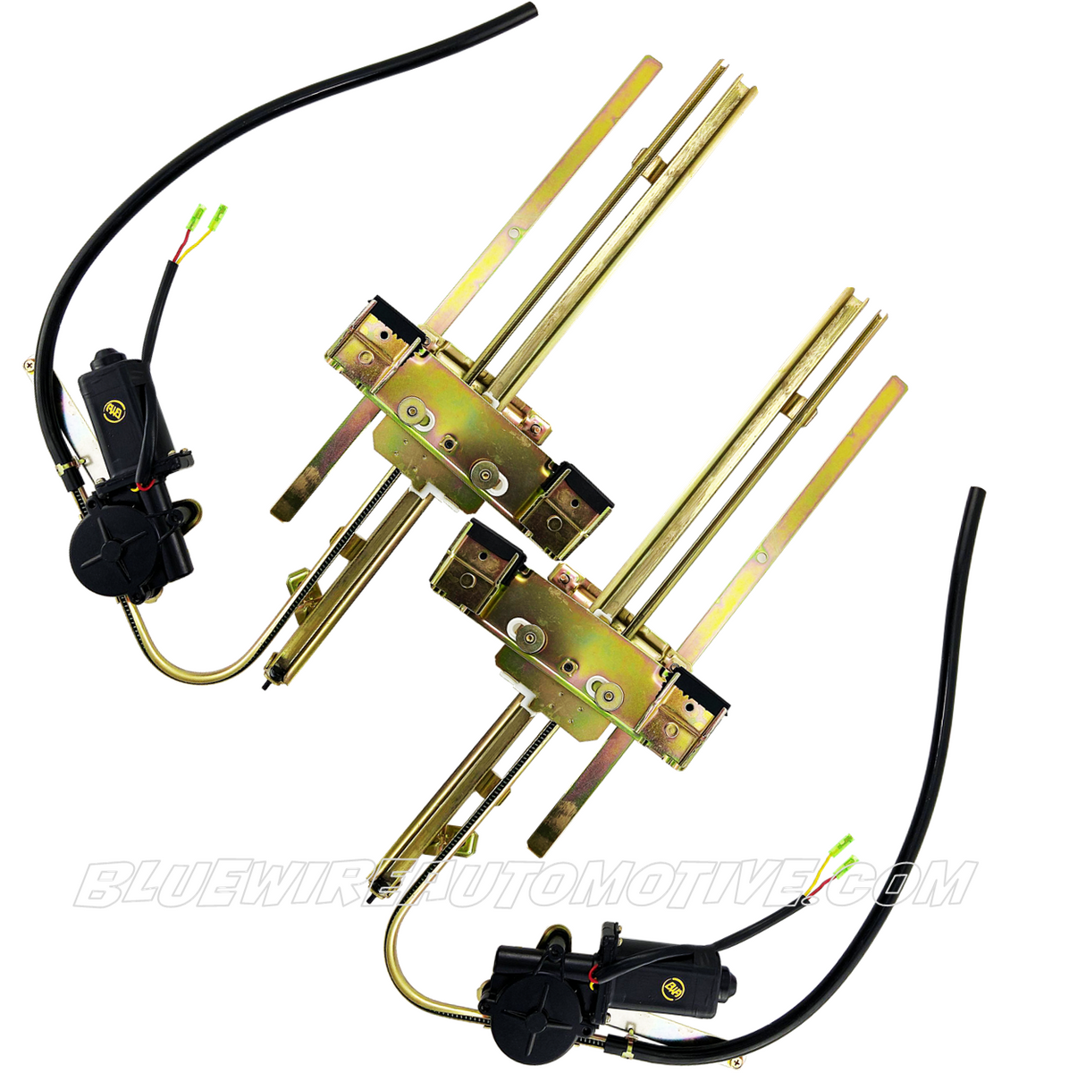 UNIVERSAL FLAT GLASS POWER WINDOW KIT WITH REMOTE MOUNTED MOTORS U W