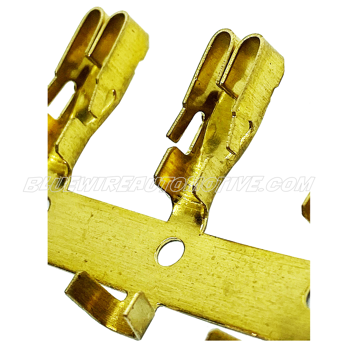 10 x LINKED BRASS UNINSULATED FEMALE FUSE BOX TERMINALS 25mm x 5mmBWA