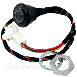 BA BF-GT ENGINE START NON-GENUINE REPLACEMENT BLACK START BUTTON & FITTING KIT