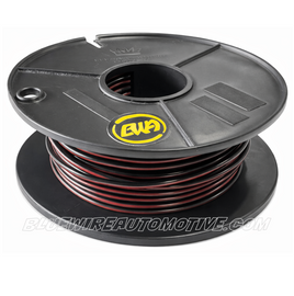 BLACK/RED 3mm SINGLE CORE WIRE 10amp-30mtrs-BWA300BK/RD-30
