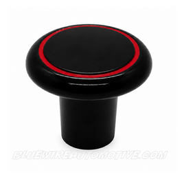 UNIVERSAL BLACK/RED RING BILLET SWITCH KNOB