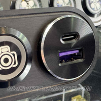 
              BILLET BLACK SERIES USB CAMERA/PHONE CHARGER OUTLET-BWAUSBBS22
            