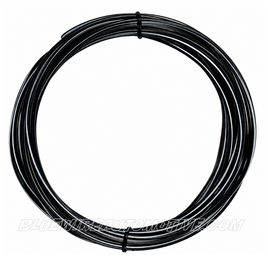 FLRY SINGLE CORE 5v REFERENCE ECU WIRE-BLACK/WHITE-1.5mm²-5mtrs