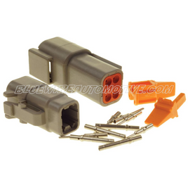 DTM4 OEM DEUTSCH DTM MOTORSPORT CONNECTOR PLUG MALE & FEMALE 4PN-BWACPS-120