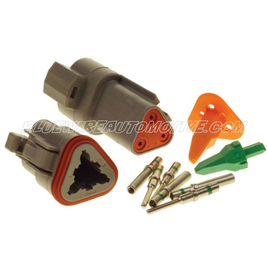 DT3 OEM DEUTSCH MOTORSPORT CONNECTOR PLUG MALE & FEMALE 3PN-BWACPS-126