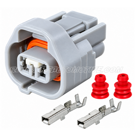 TOYOTA 1JZ-2JZ-1UZ-4AGE VSV VACUUM SWITCHING VALVE CONNECTOR PLUG-2pin-BWAP0103