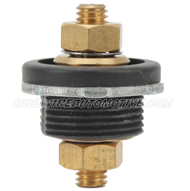 SINGLE INSULATED BATTERY PASS THROUGH PANEL CONNECTOR STUD-BLACK