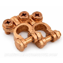 SMALL POSITIVE & NEGATIVE JIS PENCIL POST BATTERY TERMINALS-12mm