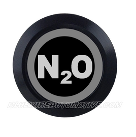 BLACK SERIES DUAL COLOUR BILLET BUTTON-22mm-NITROUS OXIDE-N2O