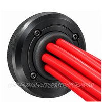 
              BLACK SERIES FIREWALL PORT SPARK PLUG LEAD SEPARATOR COIL GROMMET-BWAFWP05-8
            