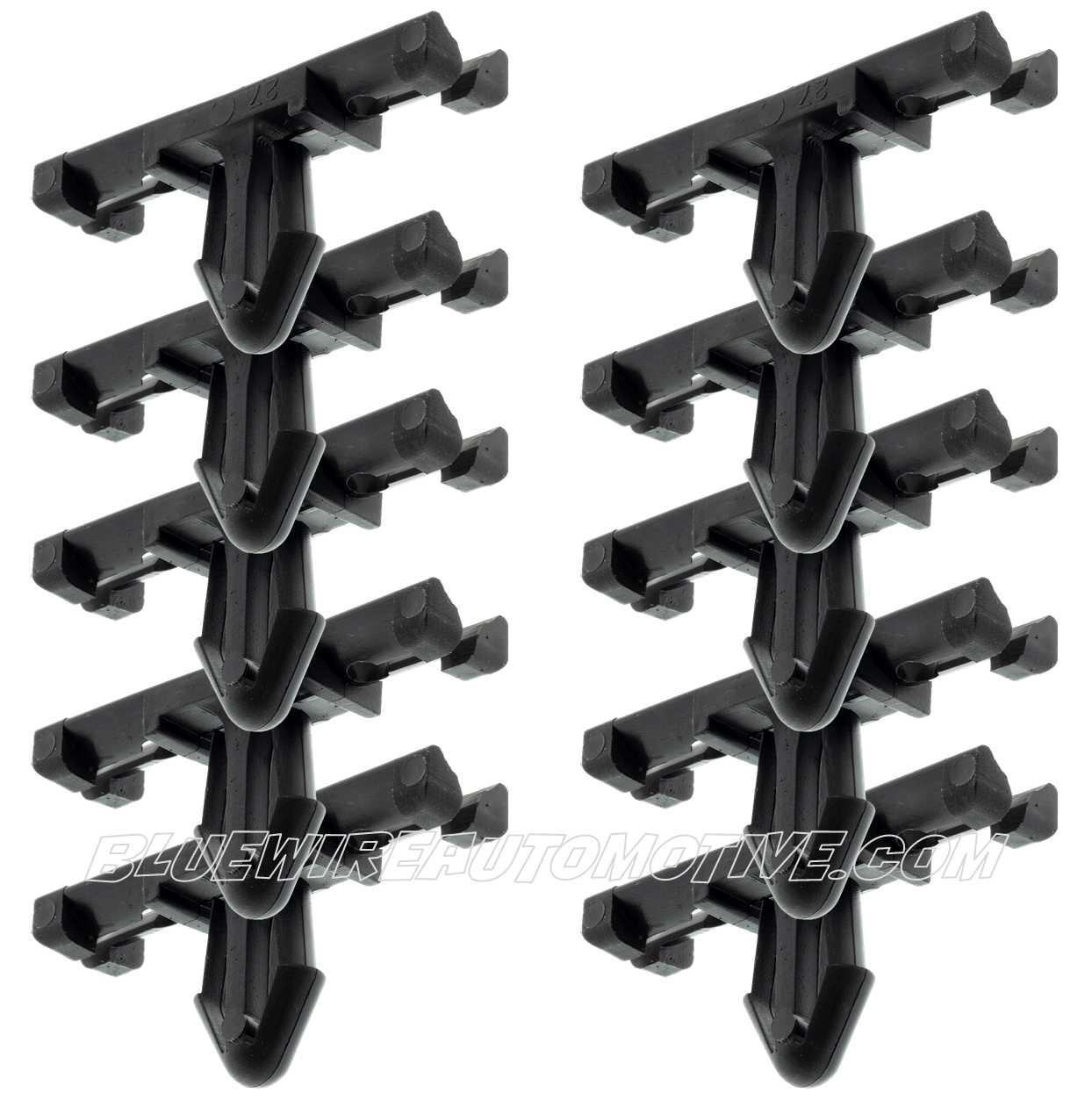 10 x DELPHI 56 SERIES PACKARD BLACK WIRE HARNESS LOOM TO BODY MOUNTING CLIP-BWA08911496