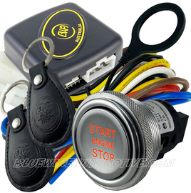 KEYLESS ENGINE START/STOP SYSTEM-RFI TOUCH TAG-SILVER BUTTON