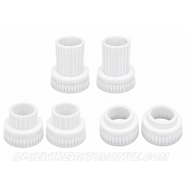 PAIR-CURVED GLASS POWER WINDOW-FITTING OUTER REPLACMENT COGS
