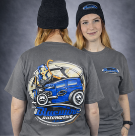 GREY "HOT ROD WIRE-UP" T-SHIRT