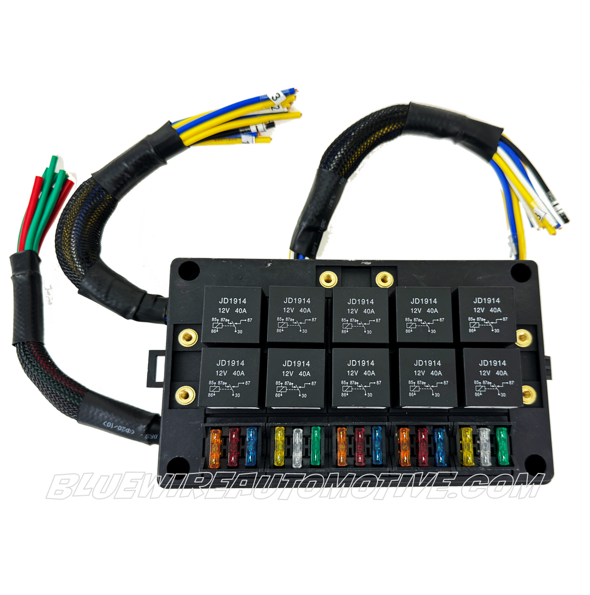 10 CHANNEL (PDM) POWER DISTRIBUTION MODULE RELAY KIT & HARENESS-BWAPDM ...