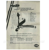 
              (NOS) HELLA AUXILIARY LAMP MOUNTING BRACKET-PART NO. 8013
            