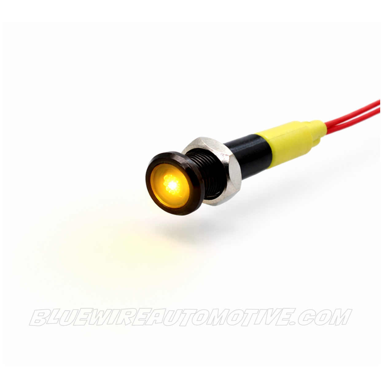 ULTRA SMALL BLACK SERIES LED DASH PILOT LIGHT-AMBER-5mm