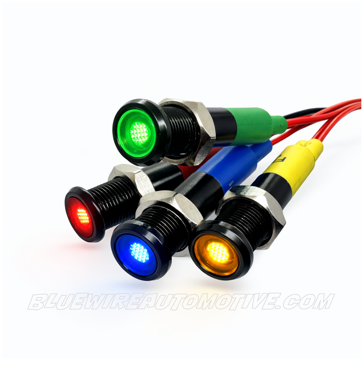 ULTRA SMALL BLACK SERIES LED DASH PILOT LIGHT-BLUE-5mm| Bluewire Automotive