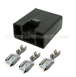 DELPHI PACKARD 56 SERIES FEMALE PLUG CONNECTOR SOCKET-3pin-BWAP0106-F