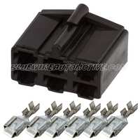 
              DELPHI PACKARD 56 SERIES FEMALE PLUG CONNECTOR SOCKET-6pin-BWAP0107-F
            