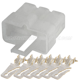 DELPHI PACKARD 56 SERIES MALE PLUG CONNECTOR SOCKET-6pin-BWAP0107-M