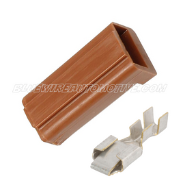 DELPHI PACKARD 56 SERIES BROWN FEMALE LIGHT CONNECTOR SOCKET-1PN-BWA500289