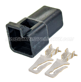 DELPHI PACKARD 56 SERIES MALE PLUG CONNECTOR SOCKET-2pin-BWA500199