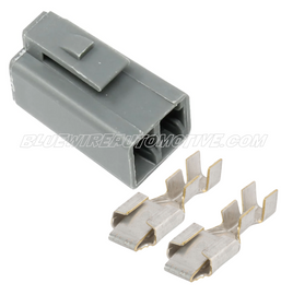 DELPHI PACKARD 56 SERIES GREY GM Ext. ALTERNATOR FEMALE PLUG CONNECTOR-2PN-BWA500198