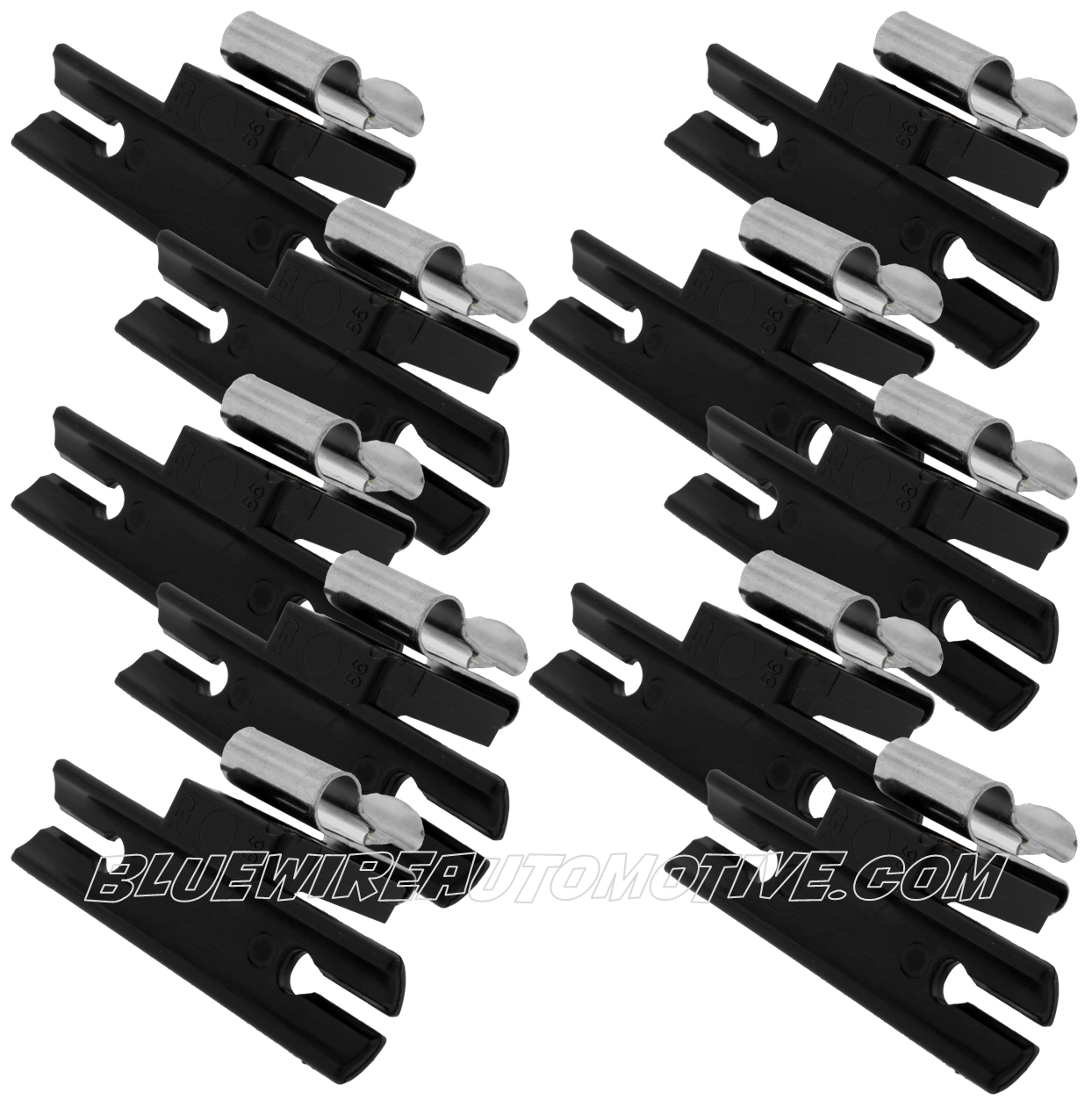 10 x DELPHI 56 SERIES WIRE HARNESS LOOM TO BODY MOUNTING STEEL CLIP AS ...