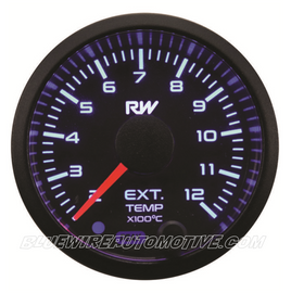 RACEWORKS 52mm ELECTRONIC 0-900deg DIESEL EGT GAUGE KIT / PYROMETER-BWAVPR-302