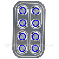 
              DELUXE SILVER SERIES BILLET POWER WINDOW SWITCH-BLUE-4 DOOR
            