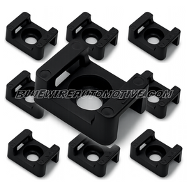 10 x TRADE QUALITY CABLE ZIP TIE BODY MOUNT FITTINGS