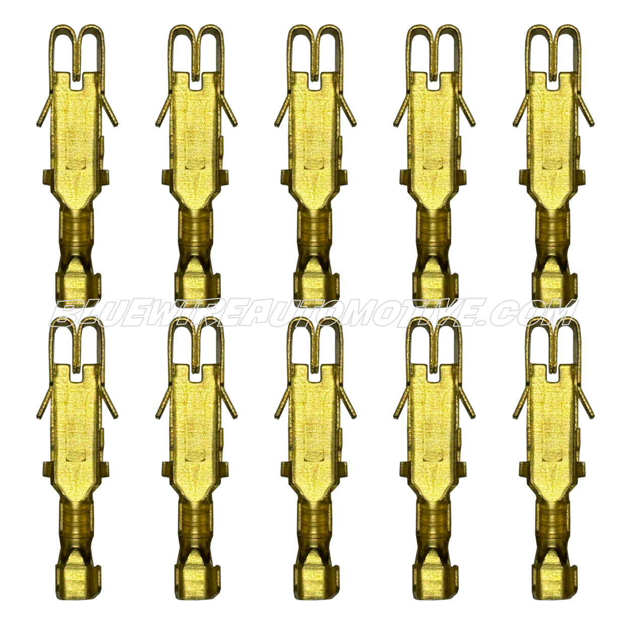 10 x NON-LINKED UNINSULATED FEMALE FUSE BOX TERMINALS-27mmx6mm-BWAT0472