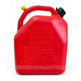 UNLEADED & E85 JERRY CAN SQUAT 20L-BWAJC20SV