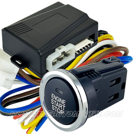 UPGRADE ENGINE START/STOP SYSTEM-BLACK/SILVER BUTTON