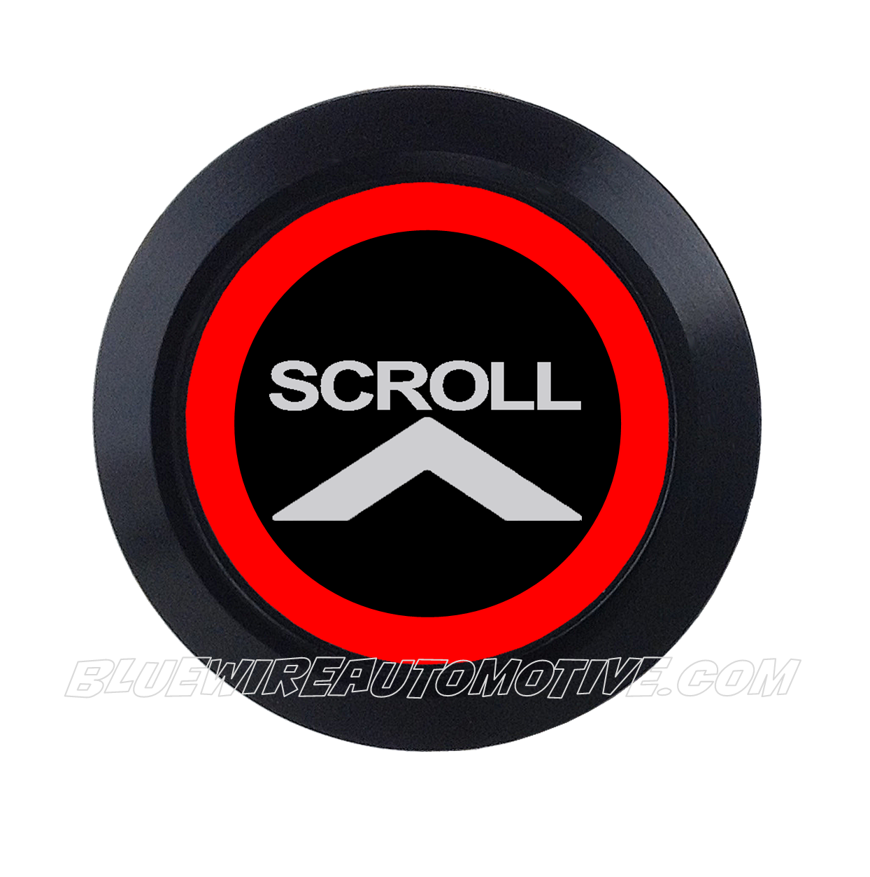 BLACK SERIES BILLET BUTTON-SCROLL UP-MOMENTARY-19mm
