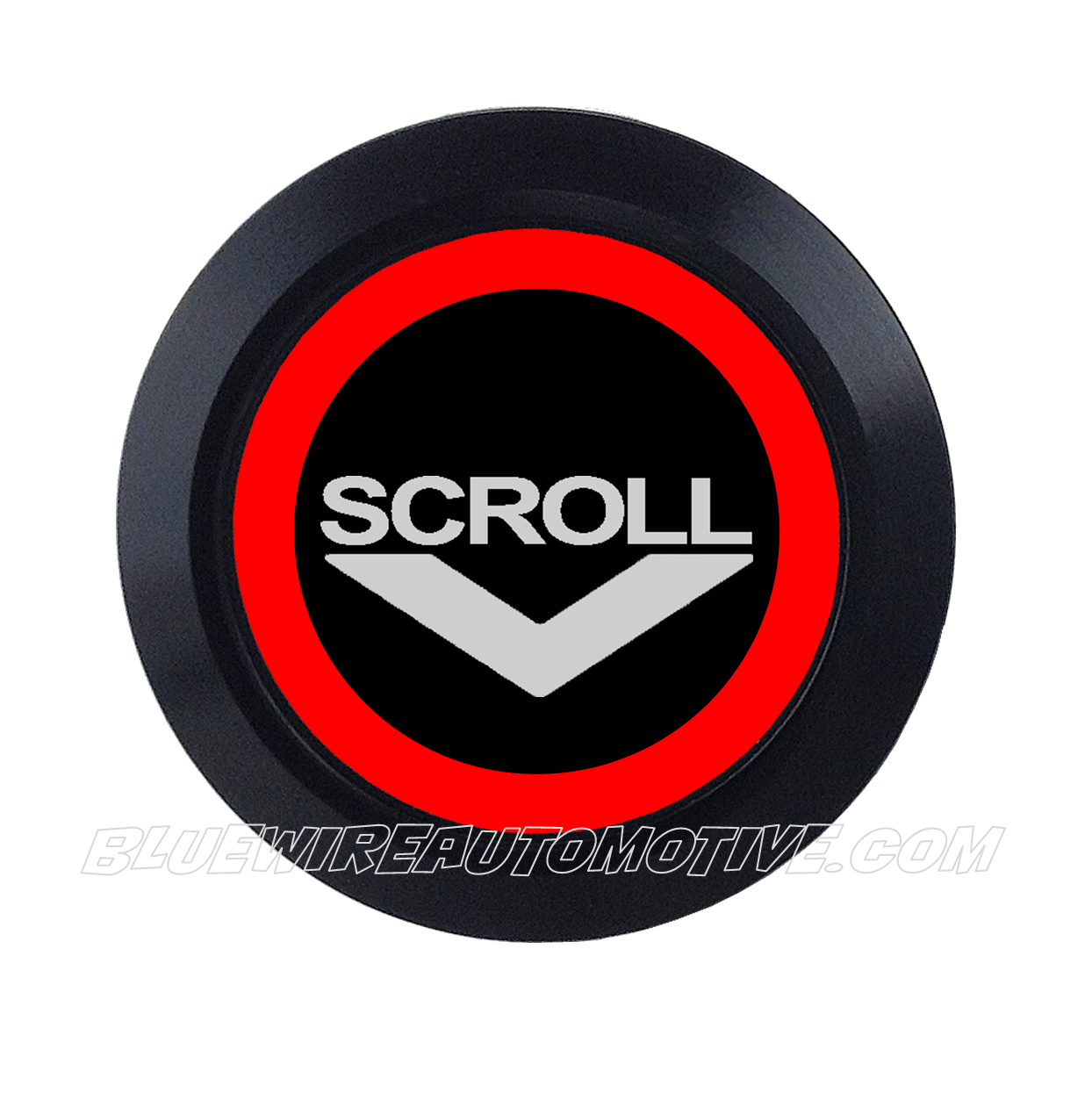 BLACK SERIES BILLET BUTTON-SCROLL DOWN-19MM