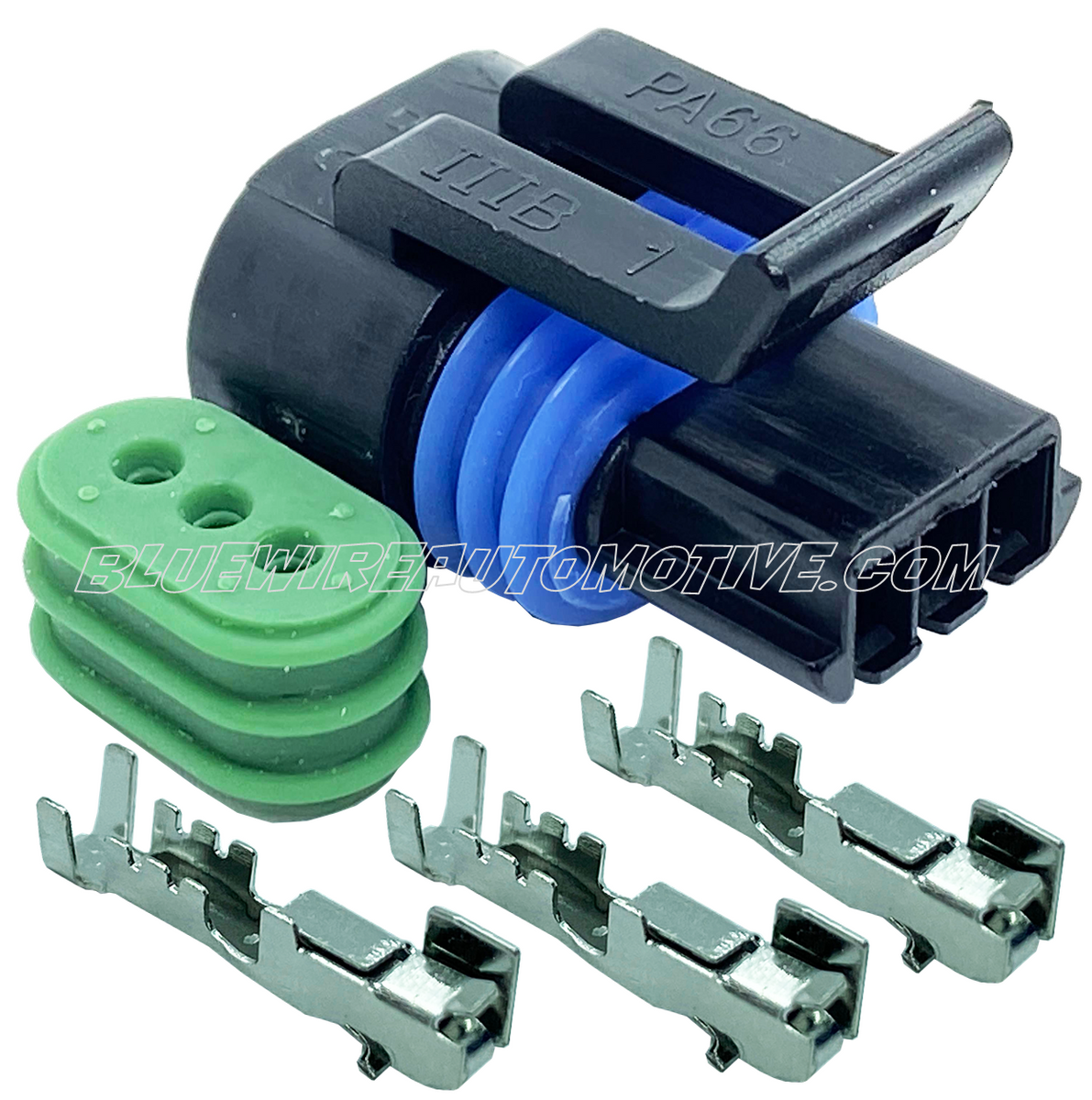 ROW FLAT CDI IGNITION COIL CONNECTOR-3PIN - BWAP0077| Bluewire Automotive