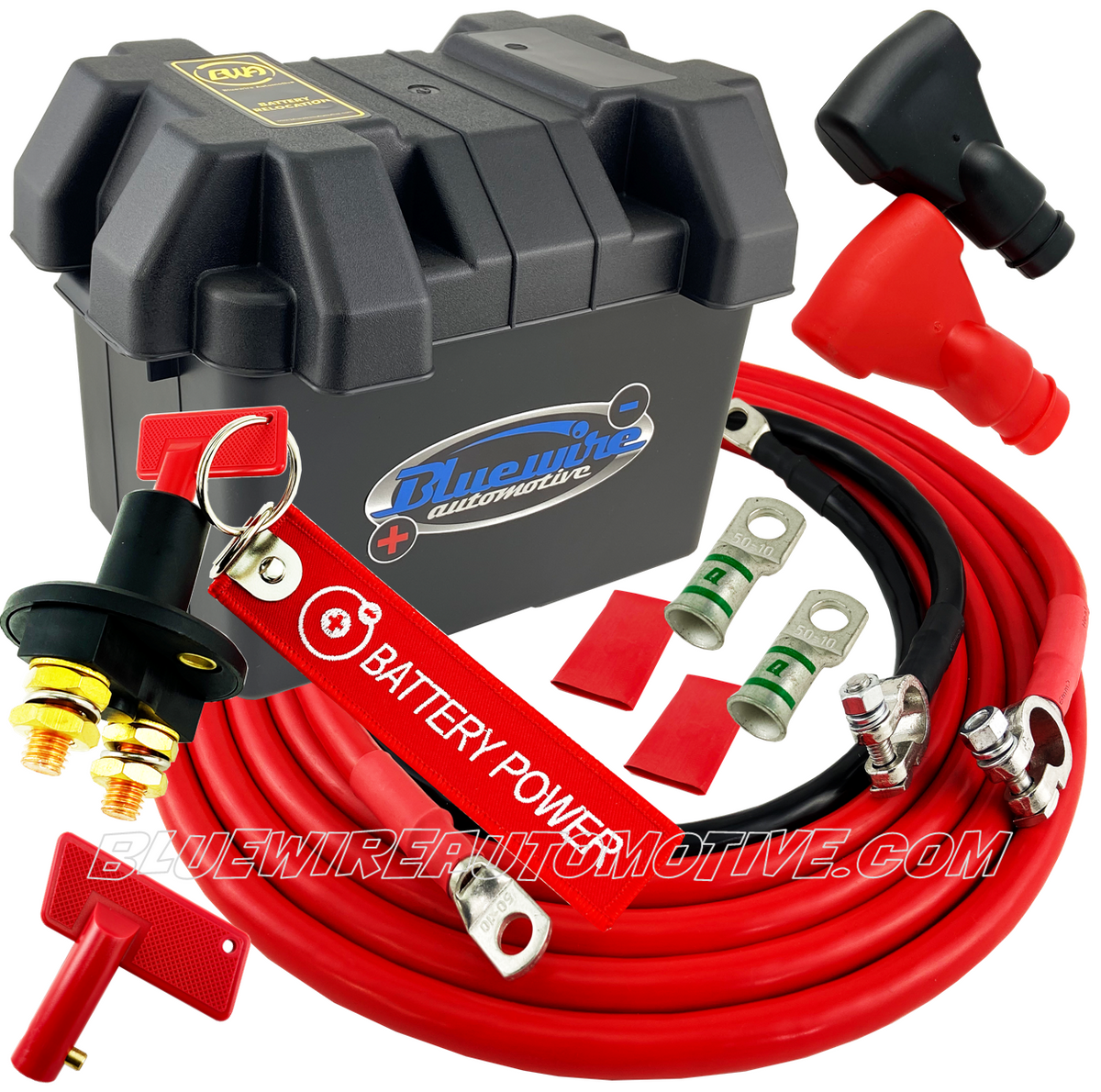 BATTERY RELOCATION KIT-MEDUIM-6v| Bluewire Automotive
