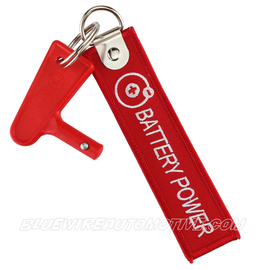 SPARE BATTERY RED MAIN KEY SWITCH (B) + BATTERY POWER KEYTAG