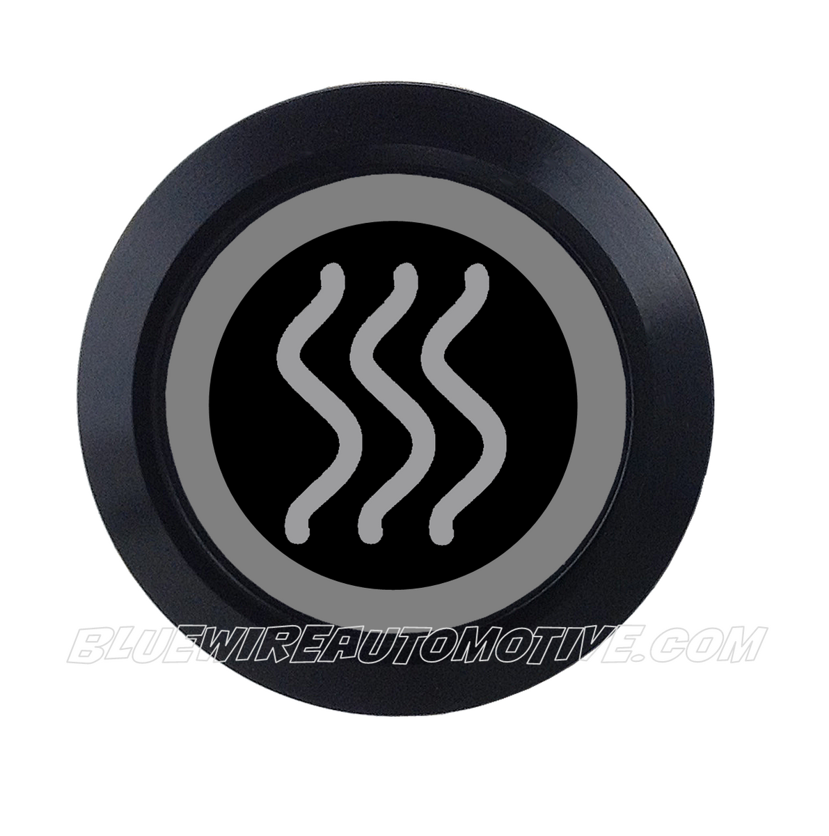 BLACK SERIES BILLET BUTTON-22MM-HEATER| Bluewire Automotive