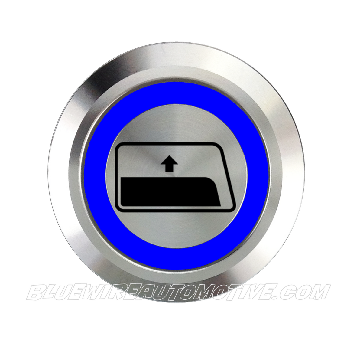 Window Up Button SILVER SERIES BILLET BUTTON-19mm-WINDOW UP| Bluewire Automotive