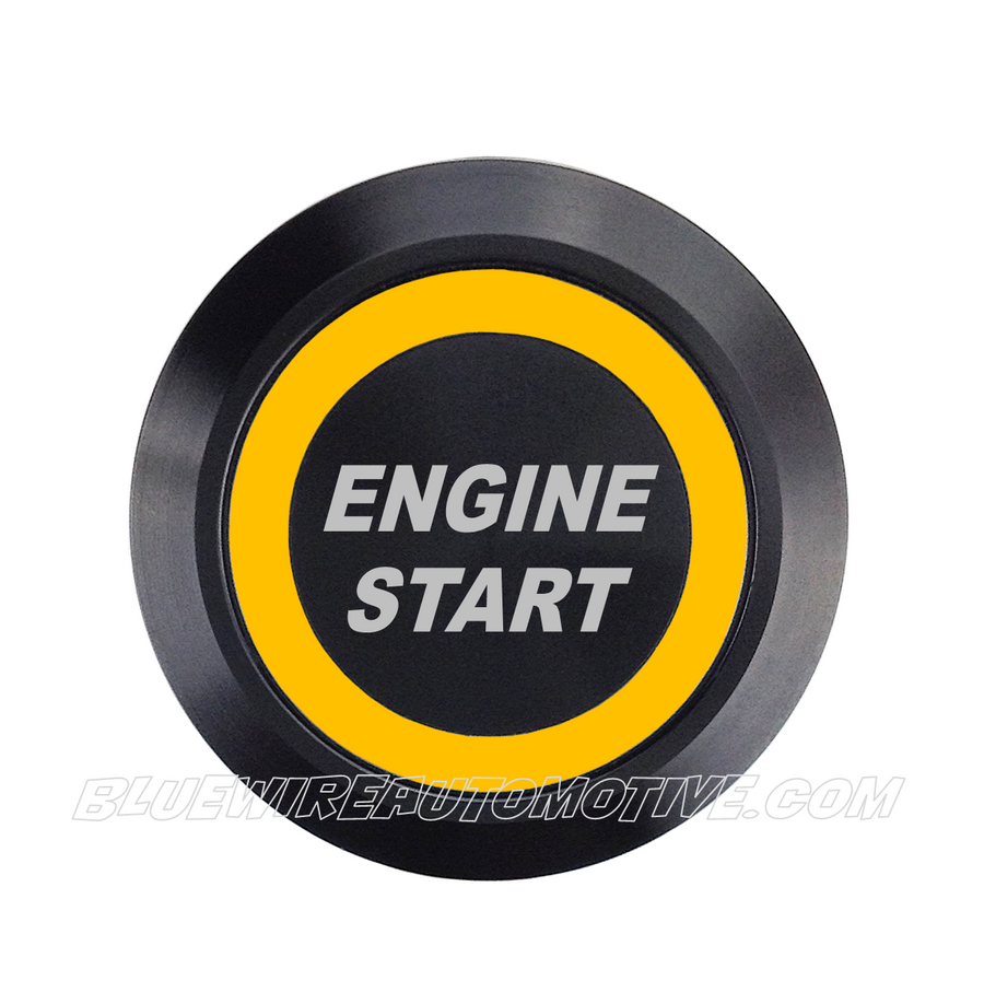 Metal Engine Button BLACK SERIES BILLET BUTTON-22mm-ENGINE START| Bluewire Automotive